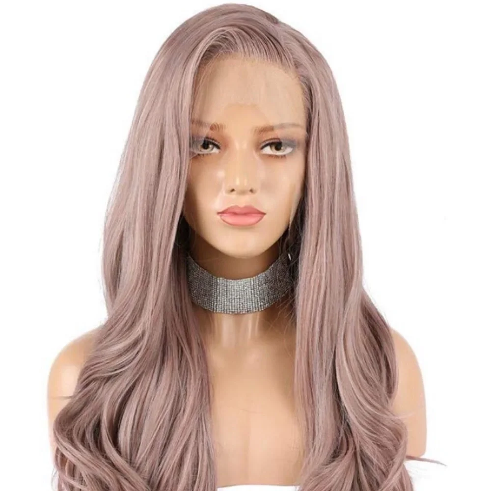 💫24” ASH PINK LACE FRONT WIG💫 *NWT* 🆕🆕🆕